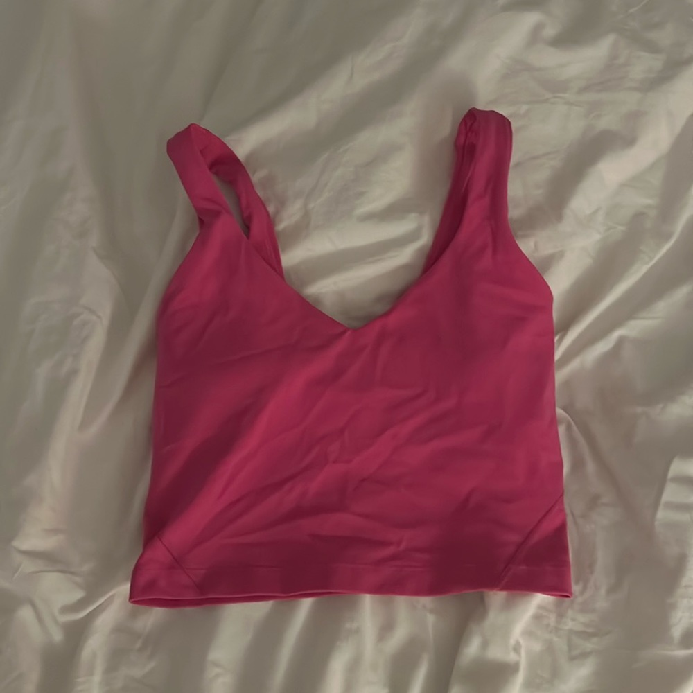 Sonic pink lululemon align tank
